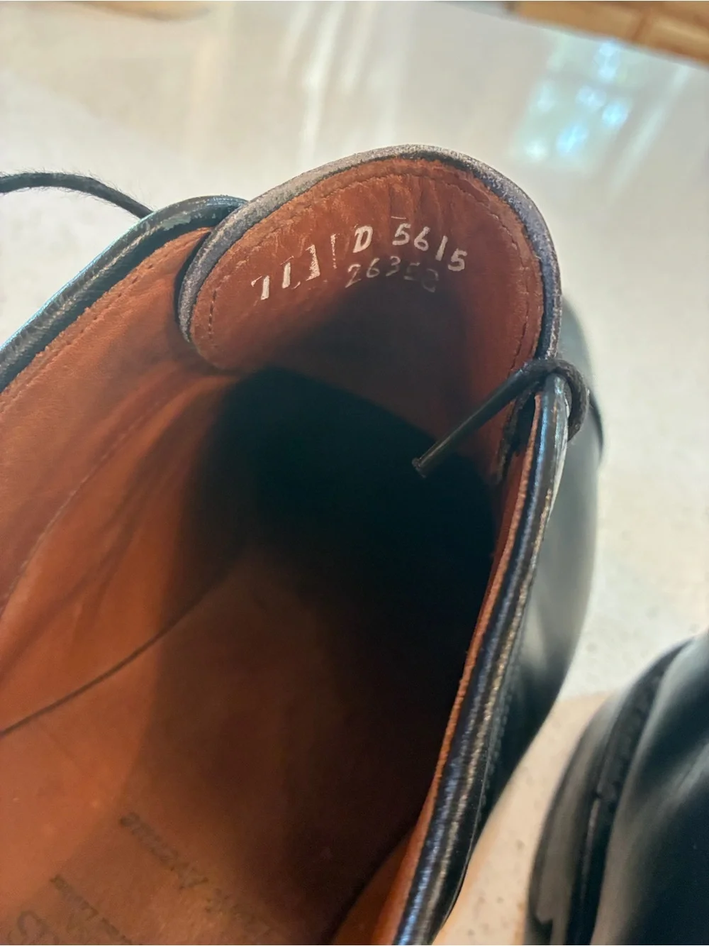 Allen Edmonds Park Avenue Toe Oxford Dress Shoes Black Leather Men’s 11 D USA